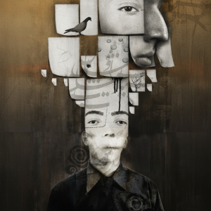 أنظرُ إلى ذاتي برأسٍ مائل